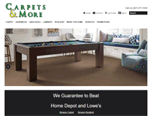 Tablet Screenshot of carpetsandmoreoviedo.com
